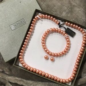 Honora Freshwater Pearls Necklace Earring Set